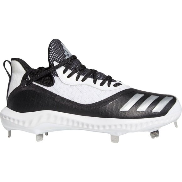 Adidas Men's Icon V Bounce Iced Out Metal Baseball Cleats, Black - Size 13.5 - Picture 1 of 11